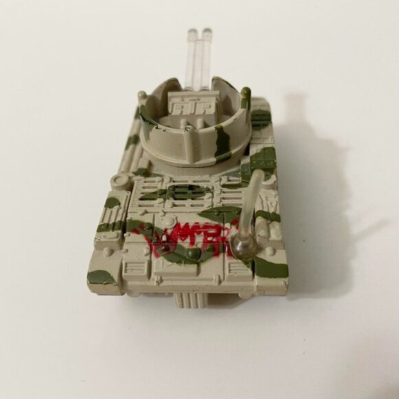 Vtg 90s Macro Tank Military Tank Galoob Toy Car Flaws - Picture 3 of 16